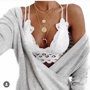 Wish list lace Cami/bra. Large. Never worn.